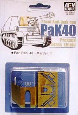 Afv Club - BRASS SHIELD PAK40 Afv Club - BRASS SHIELD PAK40